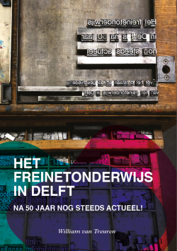 Het freinetonderwijs in Delft